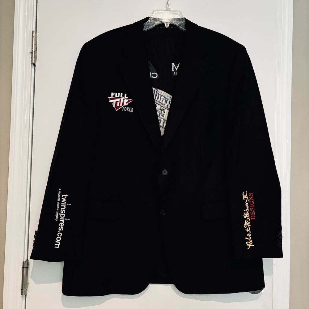 Vitale Barberis Canonico D. Fine Las Vegas Fabric Italy Sports Blazer Coat XL